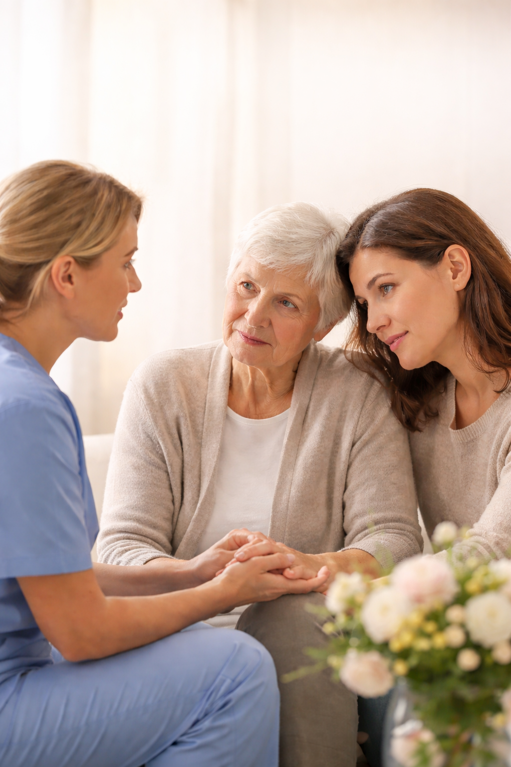 Begleitung zum Lebensende - Kommunikation mit Angehörigen